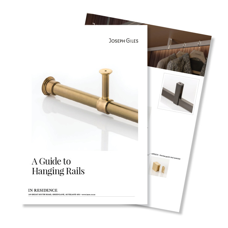 Joseph Giles - Solid brass Round Hanging Rail
